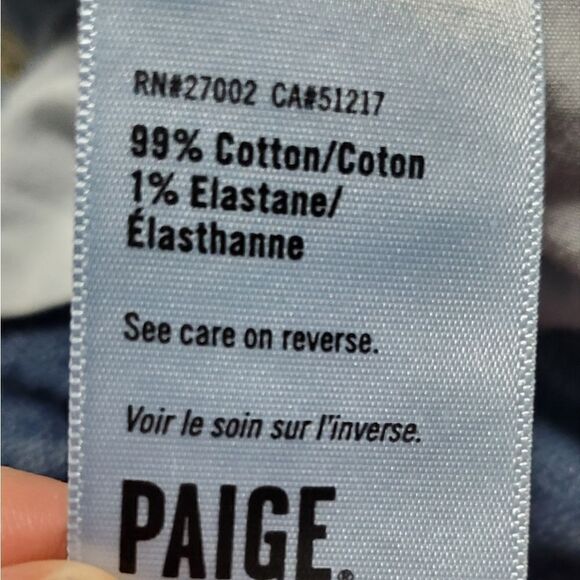 Paige Cuffed Denim Shorts - Picture 7 of 8